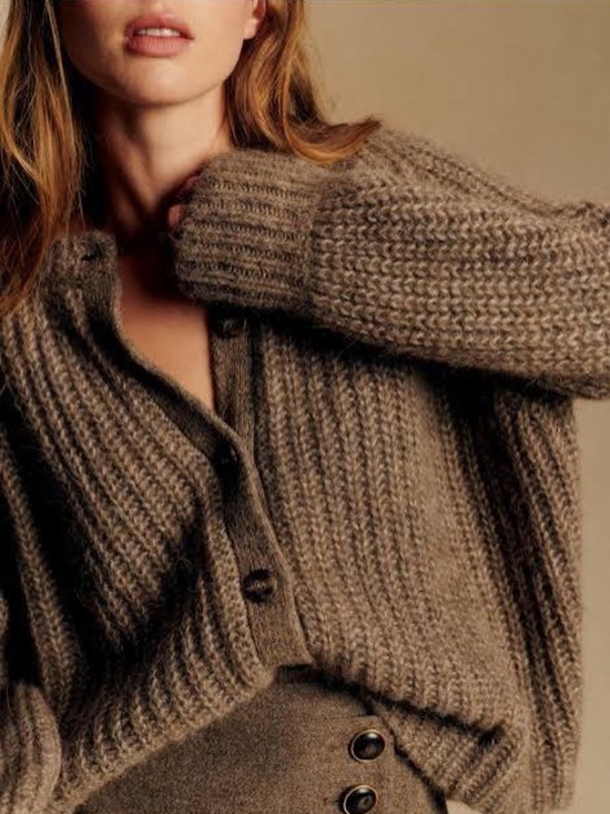 Sezane Sweaters - Sezane Emile 'Dark Taupe' NWT